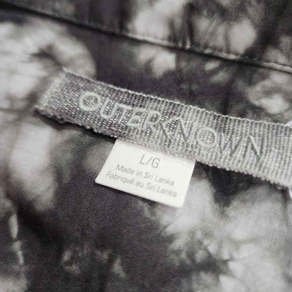 Outerknown BBQ Shirt in Galaxy Men's Button Up Short Sleeve Size Large NWT - Picture 3 of 6